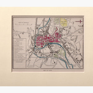 Map Of Bath 1898 Maps