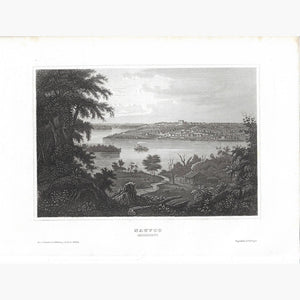 Antique Print Nauvoo Mississippi,1859 Prints