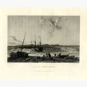 Set Of 4: Captain J Ross The Second Arctic Expedition 1834 Felix Harbour Prints