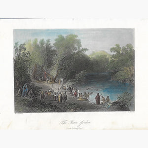 Antique Print The River Jordan 1850 Prints