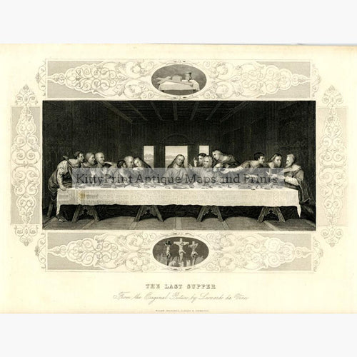 The Last Supper c.1880 Prints KittyPrint 1800s Religion