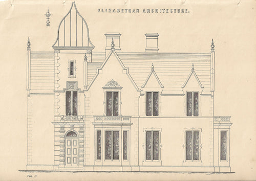 Elizabethan Architecture, 1881