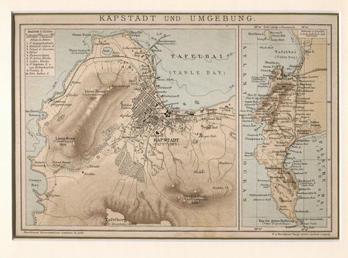 Kapstadt und Umgebung, 1892