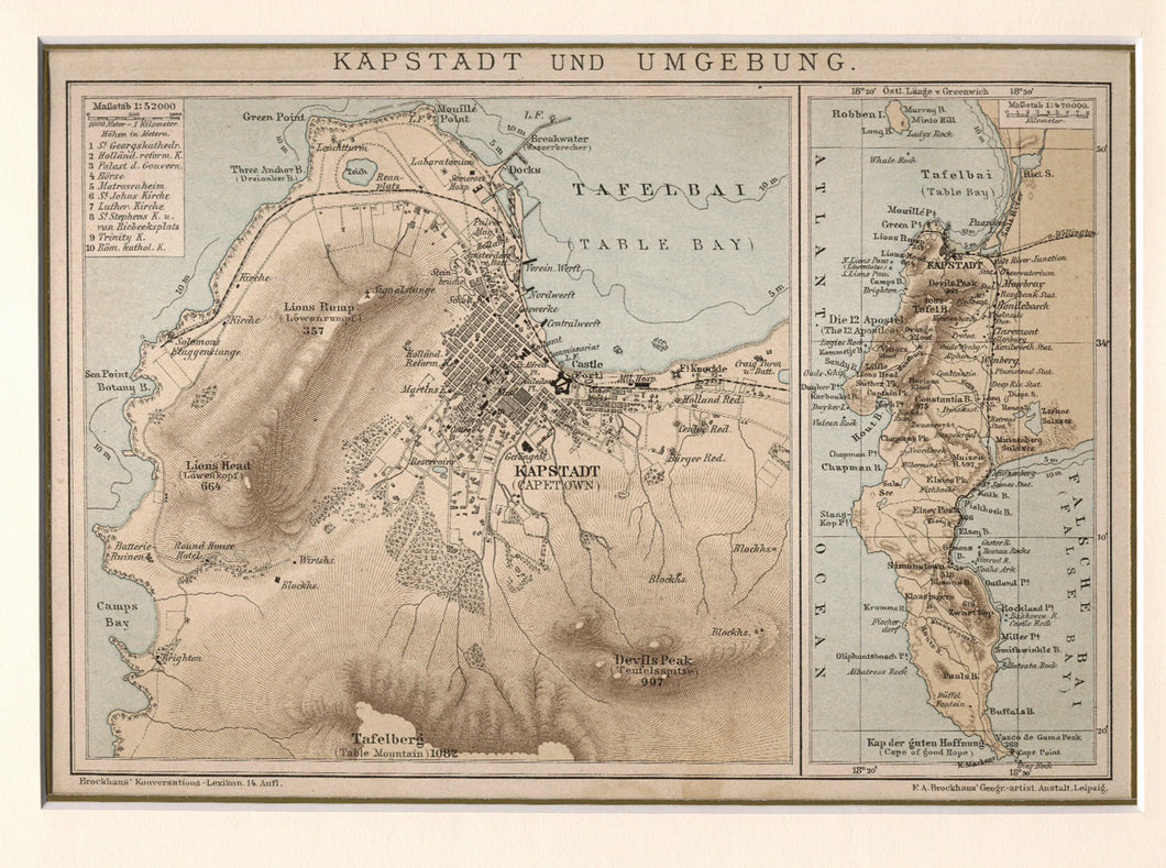 Kapstadt und Umgebung, 1892