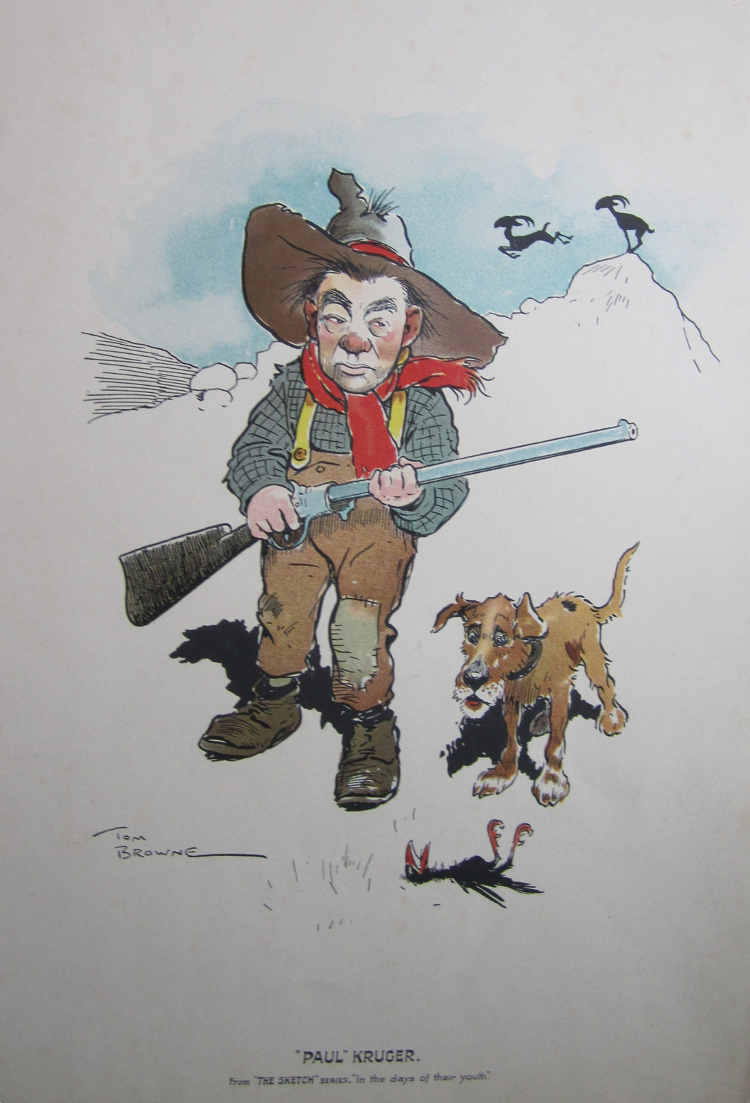 Paul Kruger from The Sketch by Tom Browne