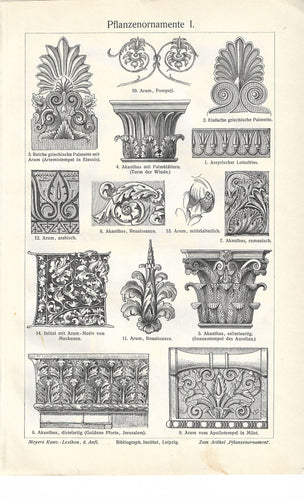 Architectural Plant Ornaments, 1881