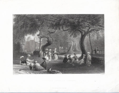 Scheich's House at Zebdane, 1838