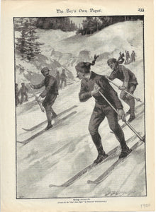 Skiing, 1900