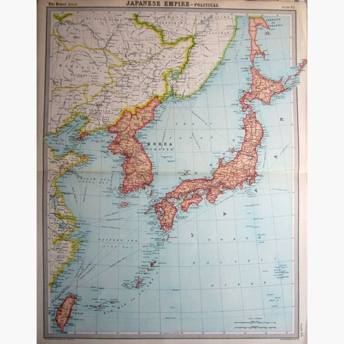 Japanese Empire -Political 1922 Maps