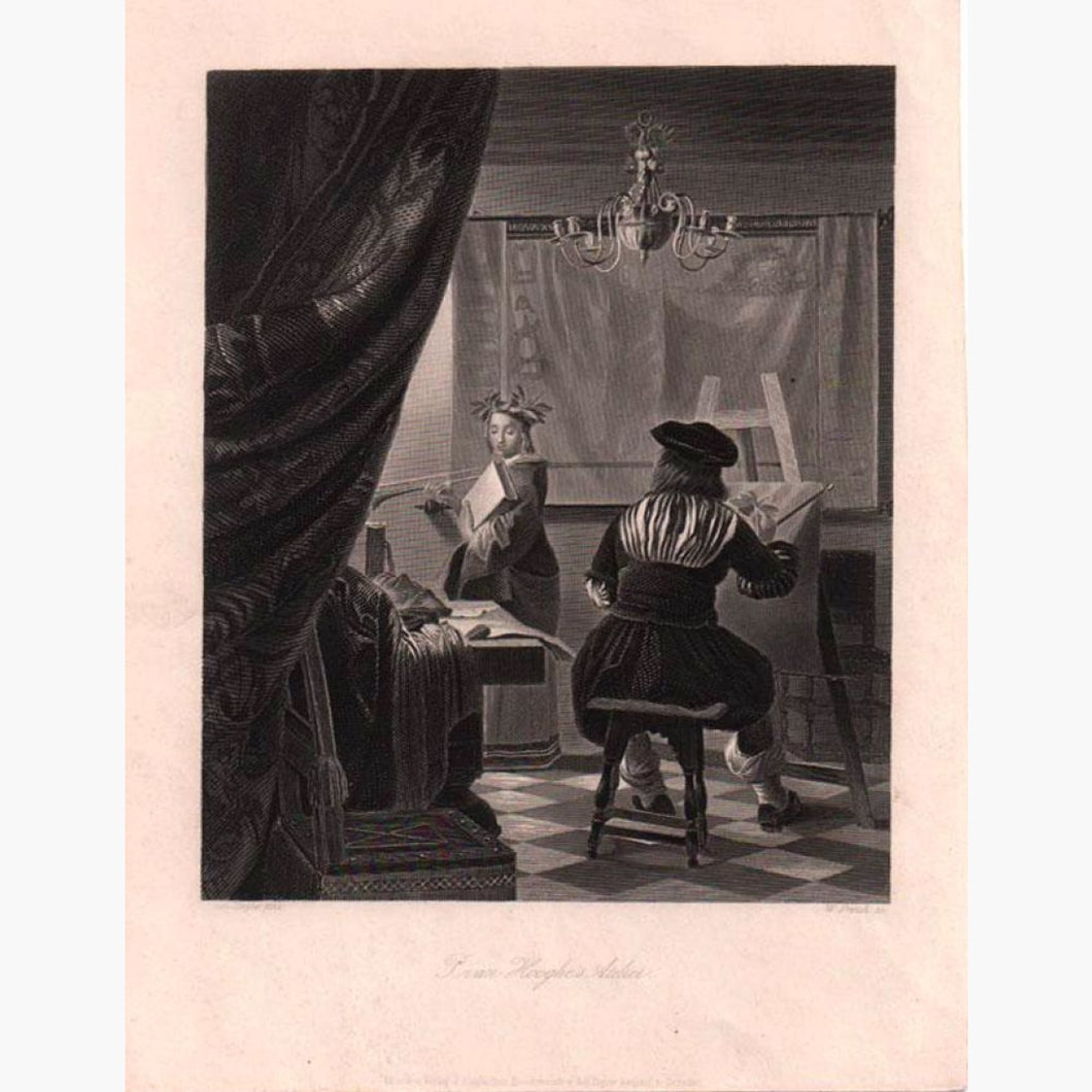Atelier van Hooghe c.1860 Prints KittyPrint 1800s Genre Scenes