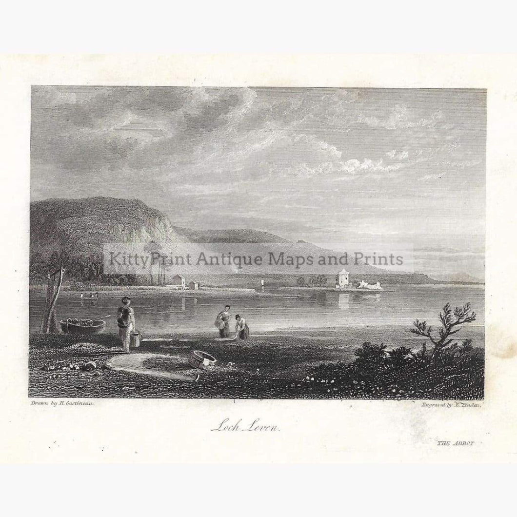 Antique Print Crail c.1840 Prints