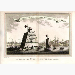 Fortress of Tyen Tsing Wey 1747 Prints KittyPrint 1700s Castles & Historical Buildings China Japan & Korea Seascapes Ports & Harbours