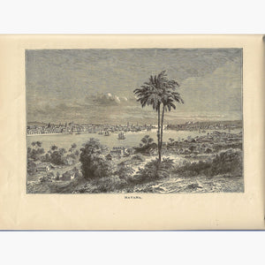 Antique Print Havana Cuba 1882 Prints