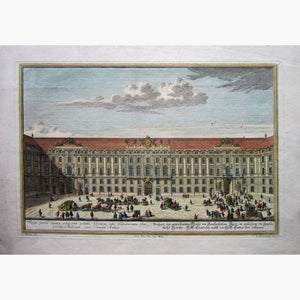 Hofburg Palace Vienna 1720 Prints