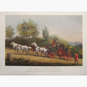 Horse Coach Alken 1875 Prints