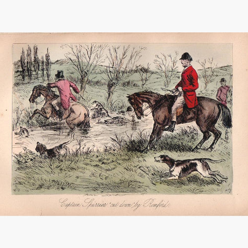 Hunting 1. 1860 Prints KittyPrint 1800s Caricatures & Cartoons Horses
