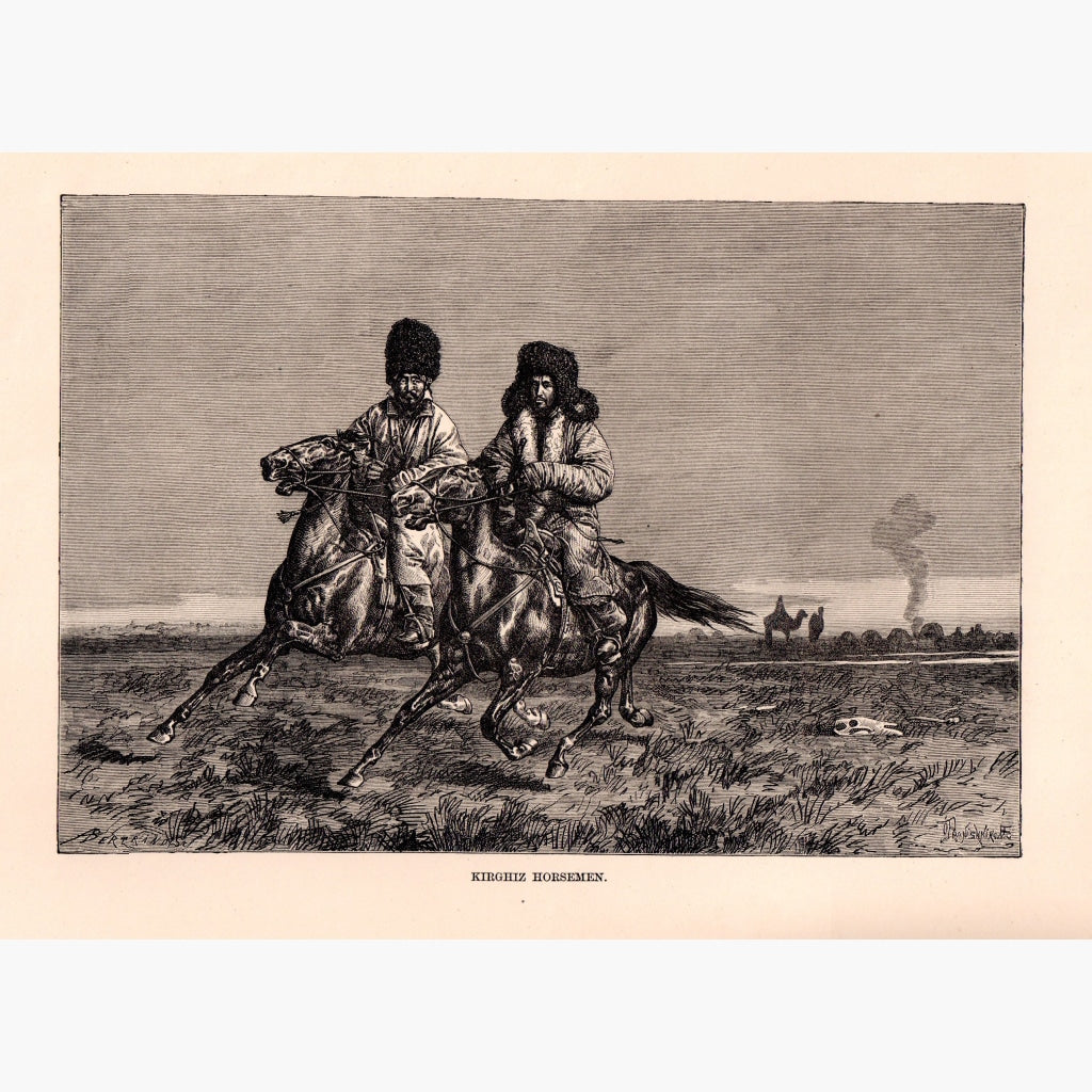 Kirghiz Horsemen 1886 Prints