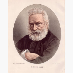 Antique Print M.Victor Hugo c.1880 Prints