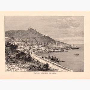 Oran - Algeria View Taken From The Marina 1886 Prints