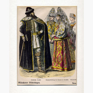 Antique Print Russian Aristocrats c.1900 Prints