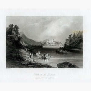 Scenes along the Danube No. 2: Grein on the Danube, c.1840