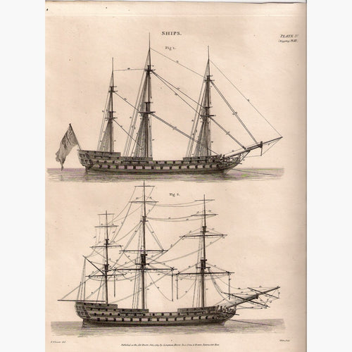 Ships Rigging 1819 Prints