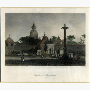 Temple of Juggernaut c.1850 Prints KittyPrint 1800s Castles & Historical Buildings India & East Indies