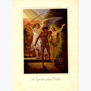 The Expulsion from Paradise c.1880 Prints KittyPrint 1800s Religion