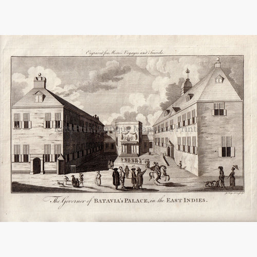 The Governor Of Batavia's Palace In East Indies 1779 Prints Kittyprint 1700S Castles & Historical Buildings India