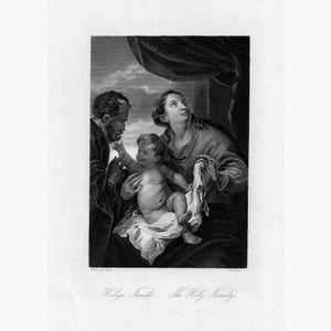 The Holy Family Heilige Familie c.1850 Prints KittyPrint 1800s Religion