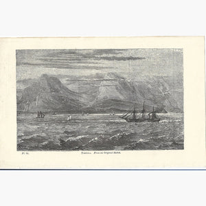 Antique Print Tortola,1868 Prints