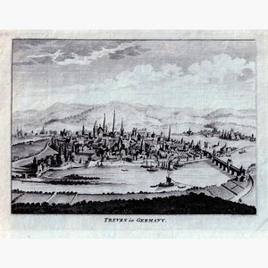 Trier Treves in Germany 1793 Prints KittyPrint 1700s Germany Townscapes