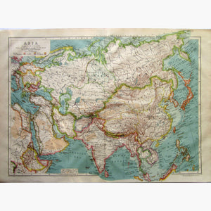 Asia 1910 Maps