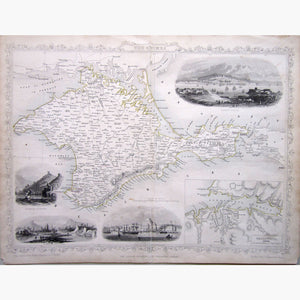 Crimea Tallis c.1857 Maps