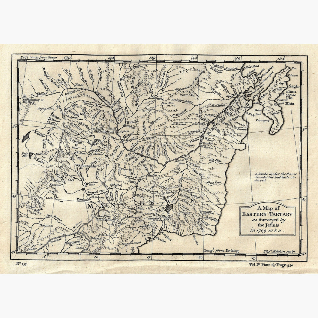 Eastern Tartary 1746 Maps