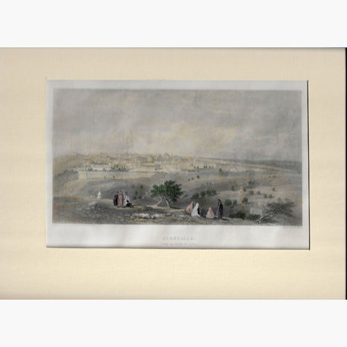 Jerusalem from the Mount of Olives c.1850