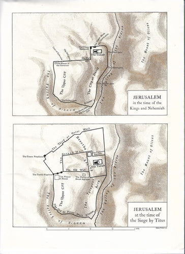 Jerusalem in the time of the Kings and Nehemiah, 1910