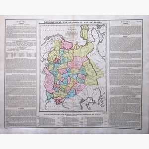 Map of Russia in Europe Lavoisines 1828 Maps