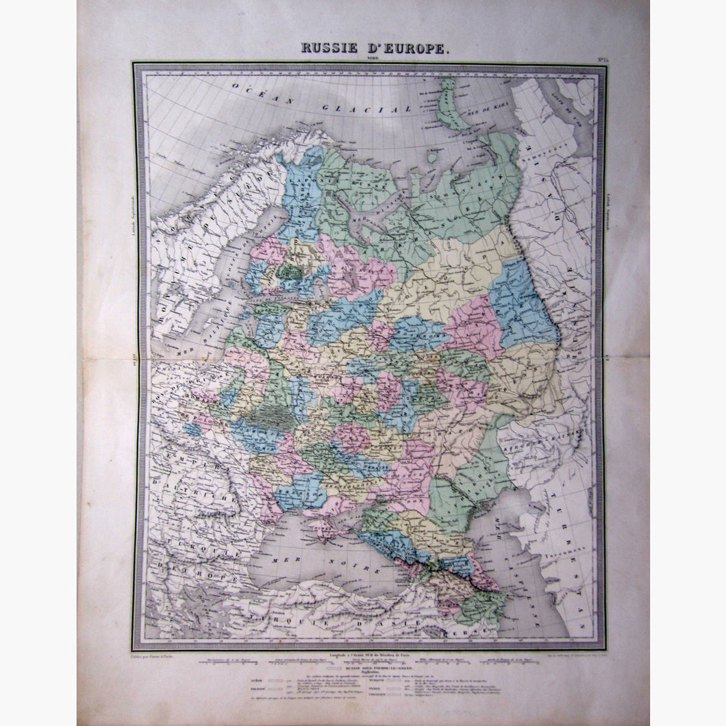 Russie d’Europe 1863 Maps