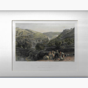 Valley of Jehoshaphat & Brook of Kedron 1847 Prints