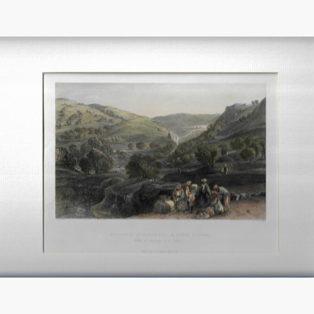 Valley of Jehoshaphat & Brook of Kedron 1847 Prints