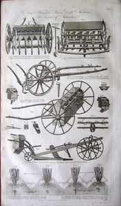 Antique Print, Agriculture 1, 1794