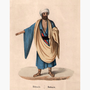 Antique Chromolithograph Bedouin 1844 Prints