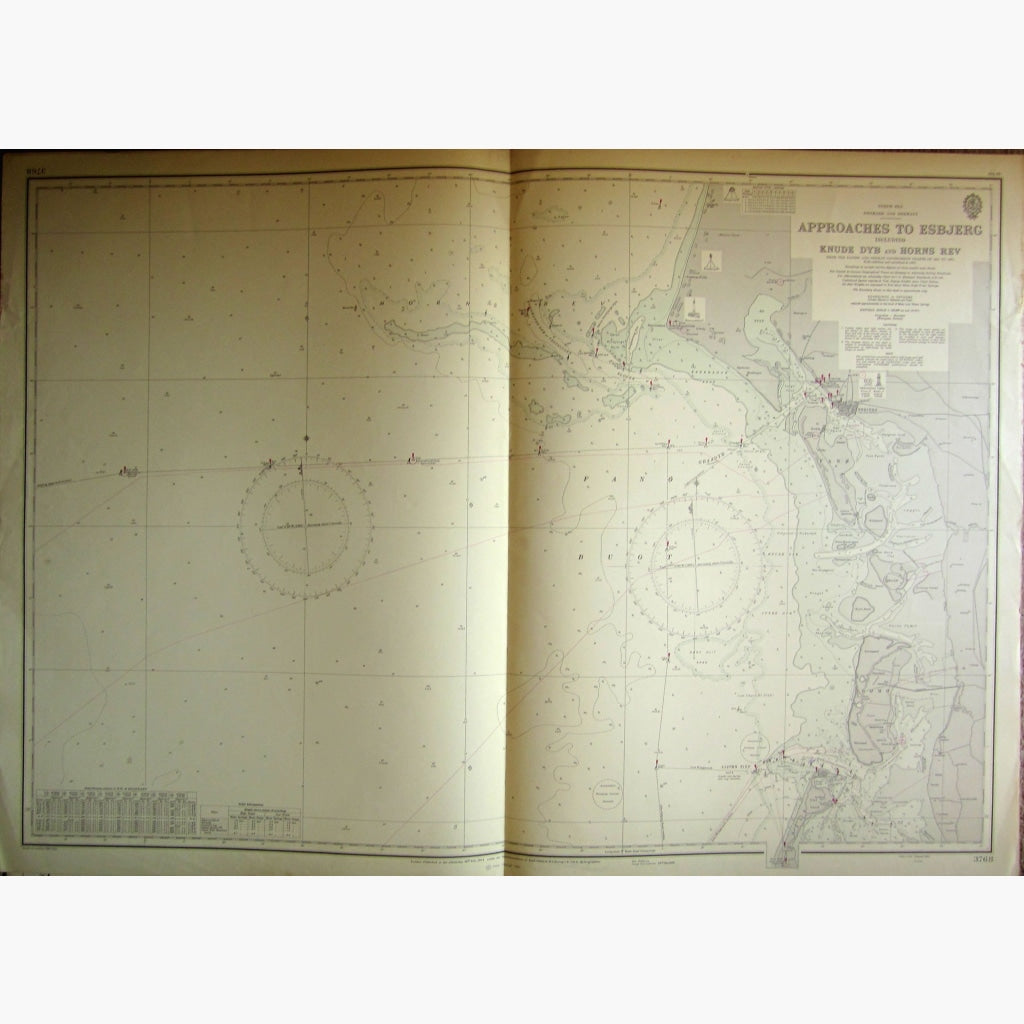 Antique Map Approaches to Esbjerg 1964 Maps