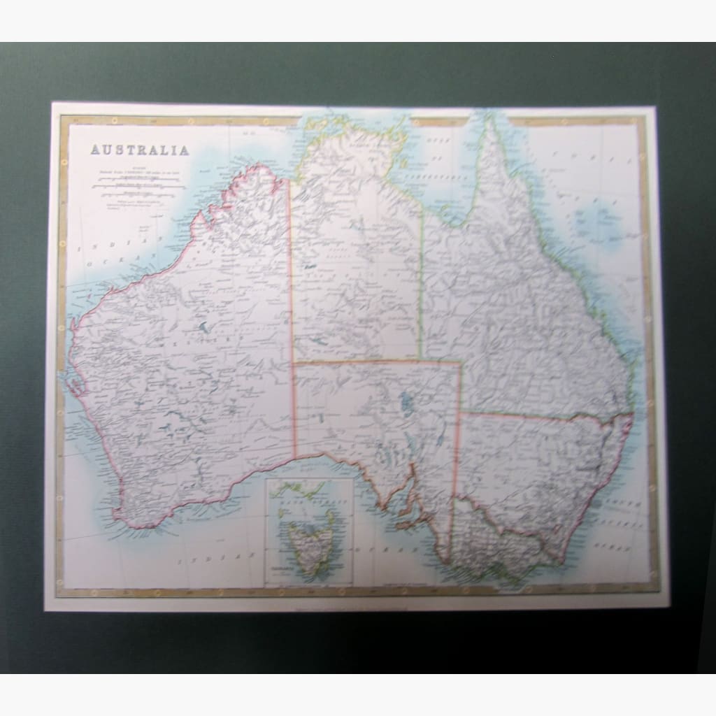 Antique Map Australia c.1860 Maps