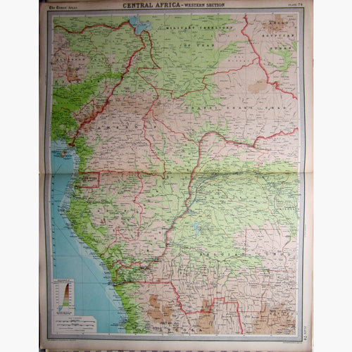 Central Africa-Western Section 1922. Maps