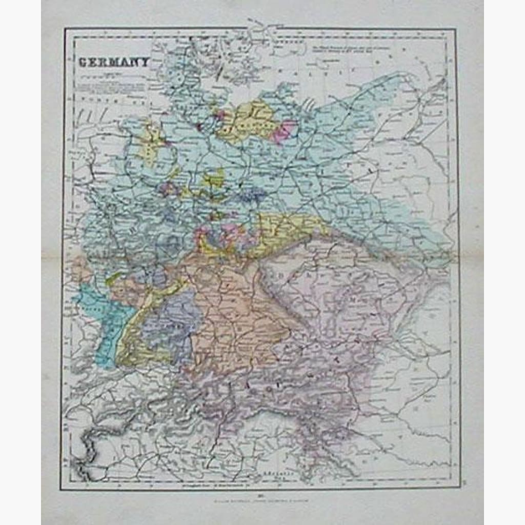 Germany 1871 Maps KittyPrint 1800s Germany