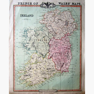 Ireland Prince of Wales’ Maps c.1850 Maps KittyPrint 1800s Ireland
