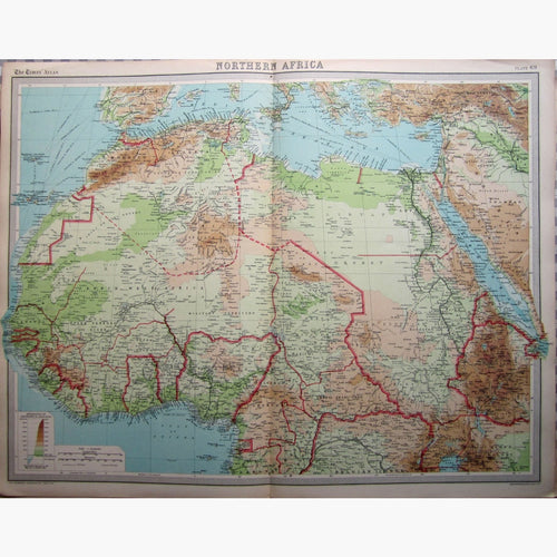 Northern Africa 1922 Maps