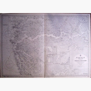 Norway  West Coast 1874 Maps